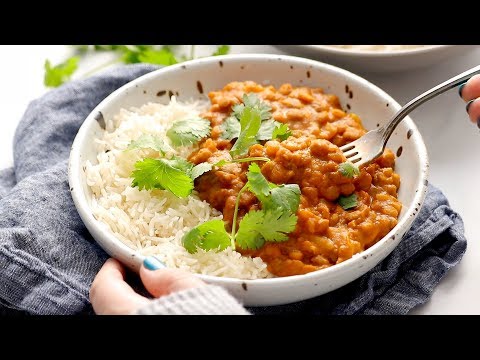 Instant Pot Red Curry Lentils