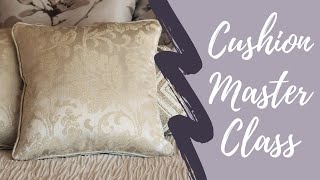 How to Make a Pillow or Cushion Cover with Piping & Zip ✂️ DIY HOME DECOR