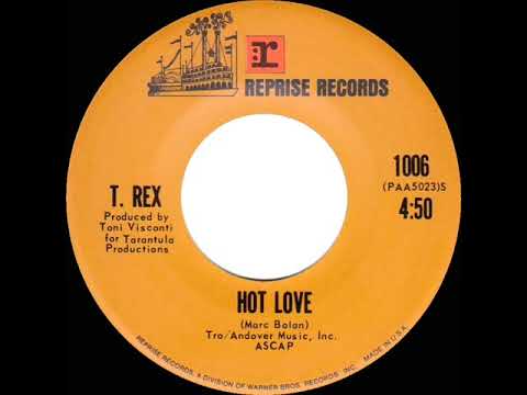1971 T. Rex - Hot Love (stereo--#1 UK hit)
