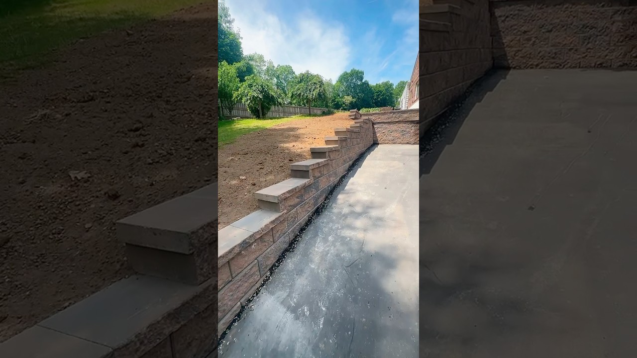 Stunning Retaining Wall Installation in Passaic County, NJ