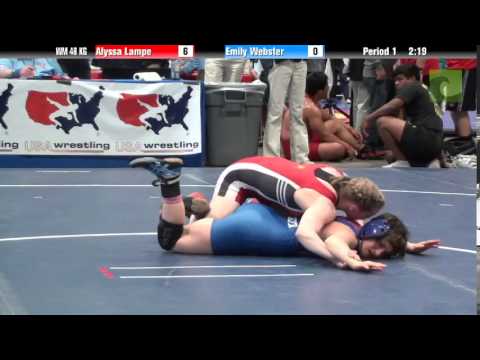 Women WM 48 KG - Alyssa Lampe vs. Emily Webster