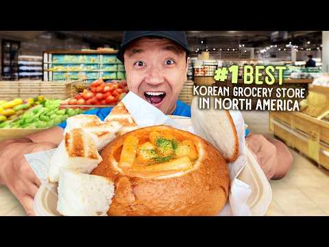 INSIDE The Greatest KOREAN GROCERY STORE in North America! FOOD TOUR of Jagalchi Market