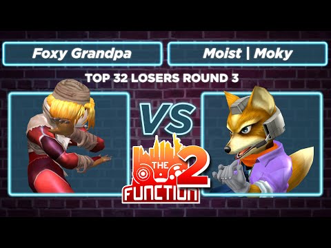 The Function 2: Moist | Moky (Fox) vs Foxy Grandpa (Sheik) - TOP 32 LR3 SSBM