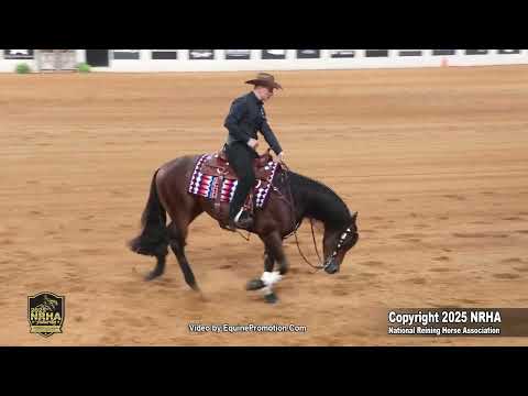 Howdreamsrmade and Gabriel Borges 2025 NRHA Futurity® Go1, Section 2 Leaders - 226