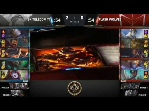 [MSI 2017 Semi Finals] SKT vs FW Highlights Game 3 | Peanut Graves VS Karsa Ivern