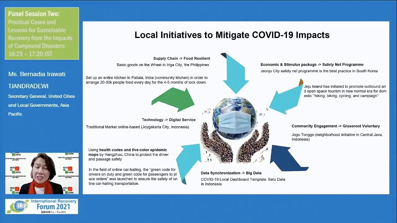 IRP Forum 2021:Ms. Bernadia Irawati Tjandradewi, Secretary General, ASPAC, UCLG