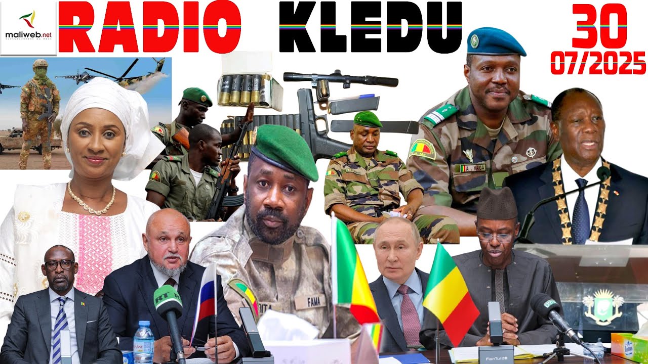 La Revue de Presse de la RADIO KLEDU du 30 Juillet 2025