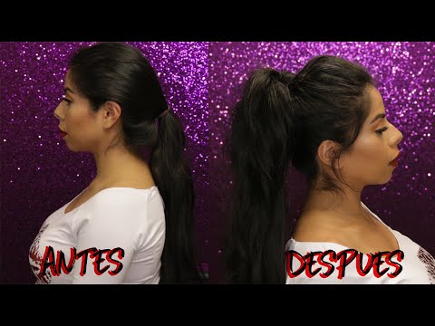 Cola De Caballo  Pelo Largo/My Perfect 5 Minute Ponytail Routine long hair