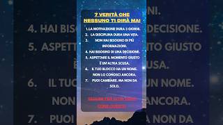 7 verità che nessuno ti dirà mai! #motivazione #autosvezzamento #vitaspirituale #autostima