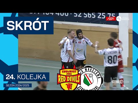 Red Devils Chojnice - Legia Warszawa | 1:4 | SKRÓT | 24. kolejka (2024/25)