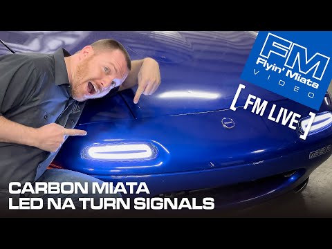Carbon Miata LED Sequential Turn Signals for NA Miatas (FM Live)
