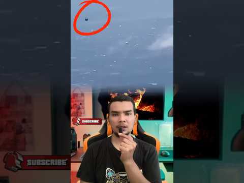 Bikin penasaran❗️benda terbang terlihat diluar pesawat😮 #shortsfeed