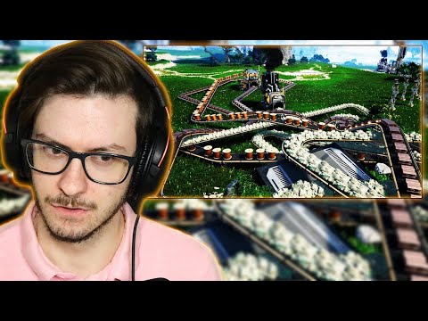Daxellz Reacts to Lets Game It Out What Happens When You Let a Maniac Build a Factory - Satisfactory