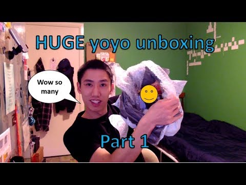 My biggest yoyo unboxing ever! Part 1 - YoYoFactory Czech Point Pivot Unboxing