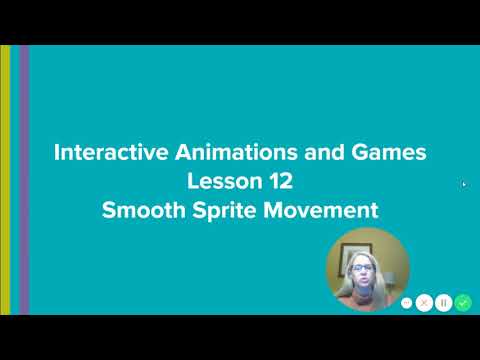 code.org CSD Unit 3 Lesson 12 Smooth Sprite Movement