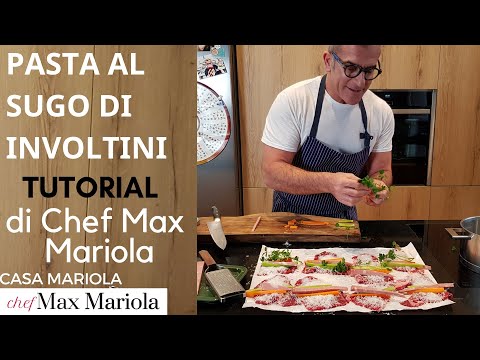 PASTA WITH MEAT ROLLS SAUCE - TUTORIAL - the video recipe by Chef Max Mariola