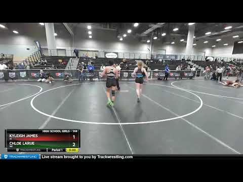 144 Lbs 7th Place Match - Chloe LaRue, WI Vs Kyleigh James, IA B689