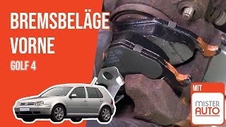 Youtube thumbnail of video "Wie Golf 4 Bremsbeläge vorne wechseln 🚗"