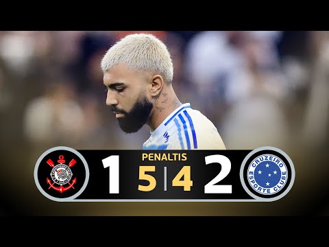 Corinthians 1 x 2 Cruzeiro (Penalties 5-4) 🏆Copa do Brasil 2025 🎙️Gustavo Vilanni ⚽ highlights