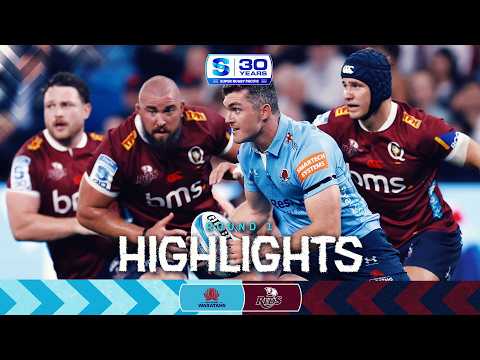 HIGHLIGHTS | WARATAHS v REDS | Super Rugby Pacific 2026 | Round 1