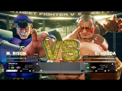 SFV Champion Edition 🔥 HKDASH (M.Bison) Vs GustC (E.Honda) 🔥 Online Match's 03-23-2023