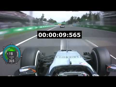 F1 0-370 km/h in 16.9 seconds!