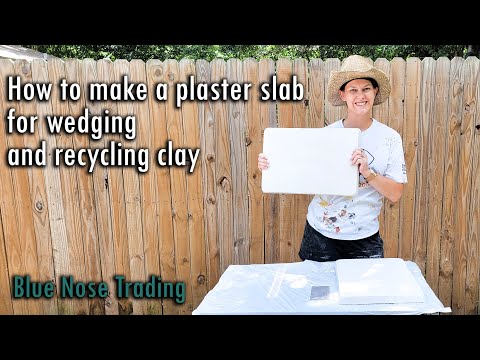 How to Make a Plaster Slab for Wedging and Recycling Clay
