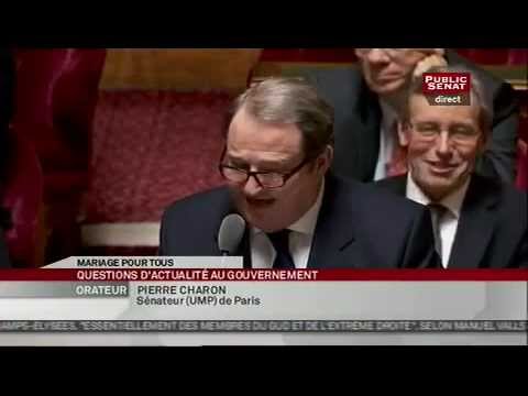 28/03/13 _Au Sénat, Pierre Charon demande une enquête contre Préfecture Police (Manif Pour Tous)