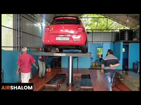Air shalom hydraulic 4 ton car washing lift trp ramp