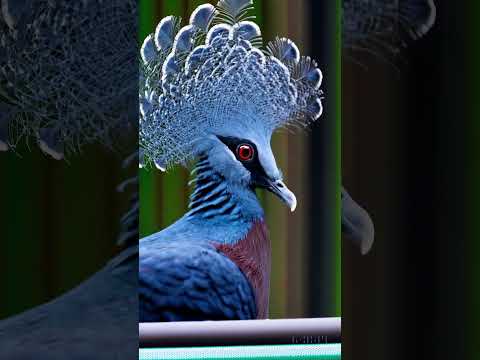 Victoria Crowned Pigeon by OpenAI Sora #openai #sora