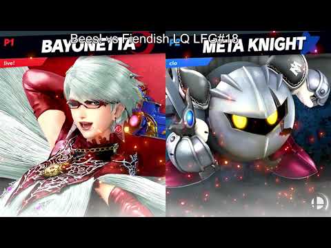 LFG 18 Grand Finals - Cloaked (Metaknight) Vs Ginx (Bayonetta) Bristol Smash Ultimate Weekly - SSBU