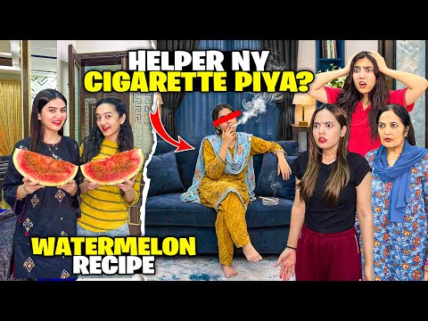 Ayesha Ny Smoking Start Kardi?😱😡Spicy Viral Watermelon Recipe🍉🤩Muzamil Ki New Girlfriend🥰Sistrology 