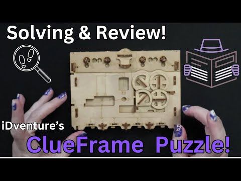 Solving and Review! iDventure's ClueFrame Photo Box Puzzle!