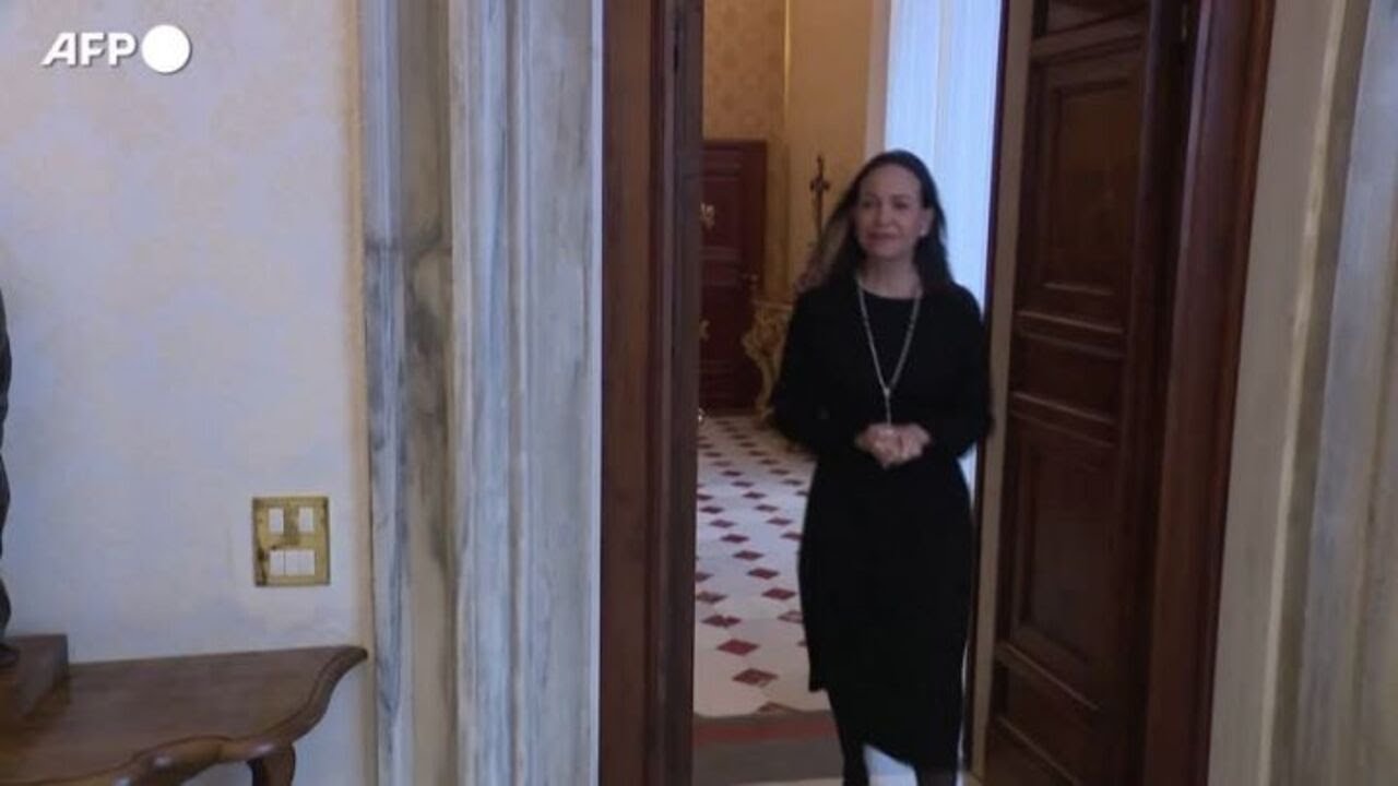 Il Papa incontra la premio Nobel Maria Corina Machado