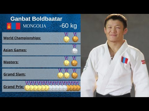 Mongolian Judoka BOLDBAATAR Ganbat -60 kg ***HIGHLIGHTS*** Ганбат Болдбаатар HD 1080p