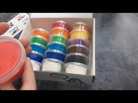 Распаковка. Мягкий пластилин Hey Clay 'птицы'.