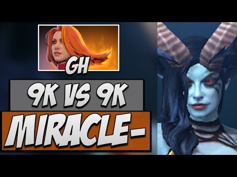 Liquid.Miracle Queen of Pain - 9148 MMR | Dota 2 Gameplay 7.14