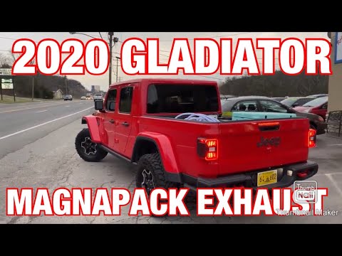 2020 Jeep Gladiator EXHAUST w/ MAGNAFLOW MAGNAPACK!!
