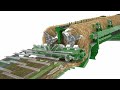 John Deere X9 Combine how it works animation