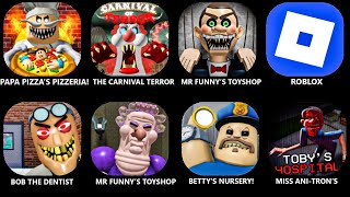 ROBLOX.PAPA PIZZA’S ICE VAULT.CRAZY SCHOOL FREEZER.ICE DEMON PRISON ESCAPE.WINTER CIRCUS NIGHTMARE.