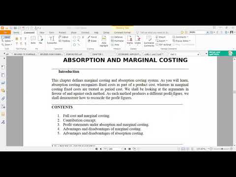 Class Lesson 8 marginal costing