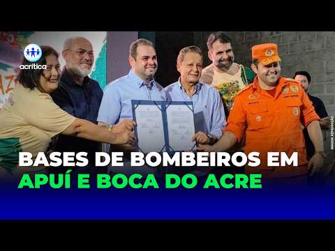 INTERIOR DO AMAZONAS GANHARÁ DUAS NOVAS BASES DO CORPO DE BOMBEIROS