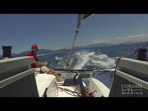 Only a Corsair Trimaran can make 17kts look this easy - guess which model