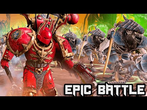 30 KHORNE BERZERKERS vs 3000+ Tyranids! - Astartes Mod, Warhammer 40K: Dawn of War 2: Retribution