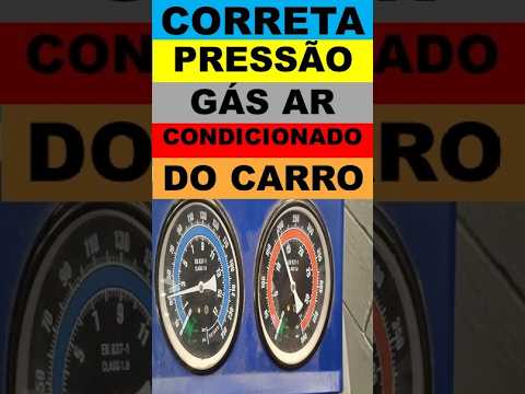 Qual a pressão correta do gás do ar condicionado do carro?