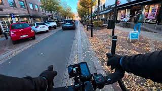Asker videgående skole til Kaffebrenneriet #ebike #willierbikes #insta360goultra