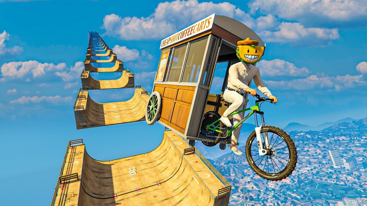 LA MEGA RAMPA INFINITA DE GTA 5 ONLINE