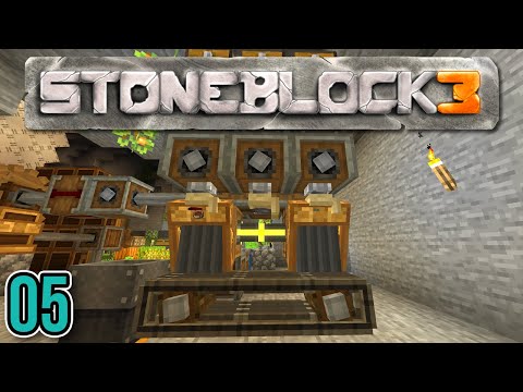 Minecraft: StoneBlock 3 Ep. 5 - Poking Dongers