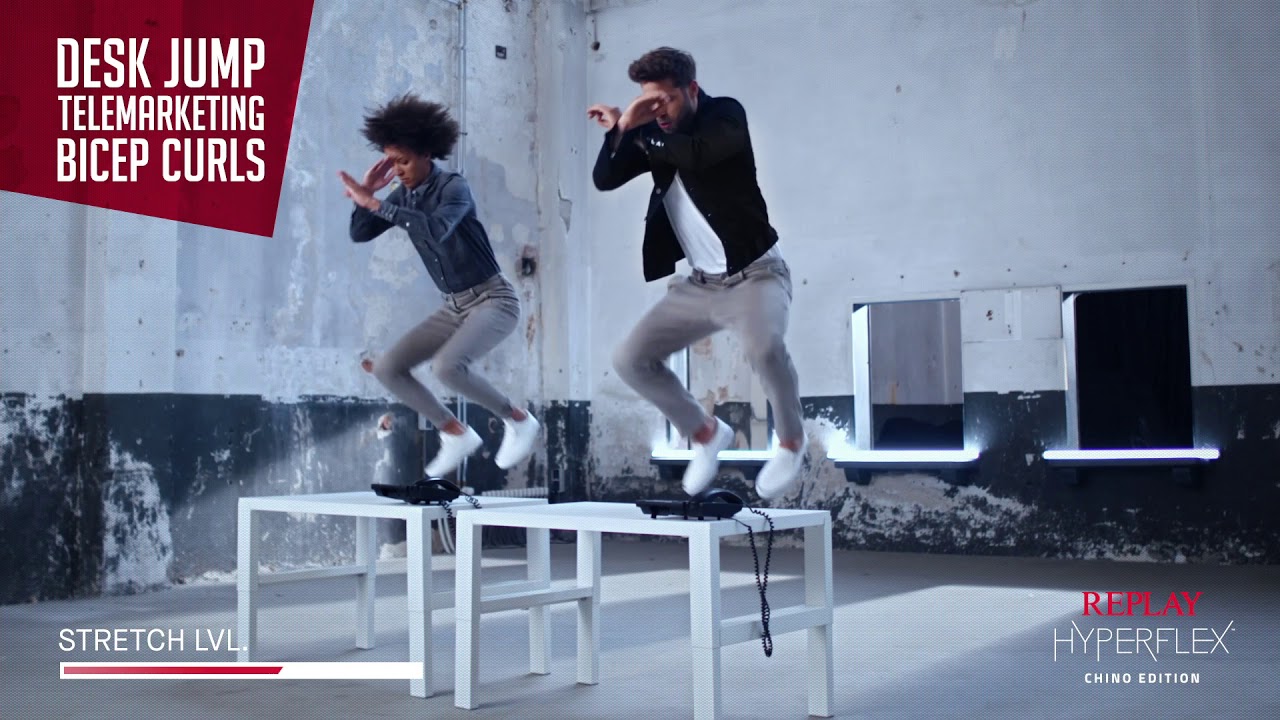 Replay Hyperflex Chino for Him