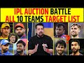IPL 2026 BIG AUCTION FIGHT EVERY TEAM S TARGET PLAYERS IPL IPL2026 IPLAuction Ipltrade